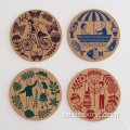 Eco Friendly Coasters Non-Slip Isolated Custom Placemats